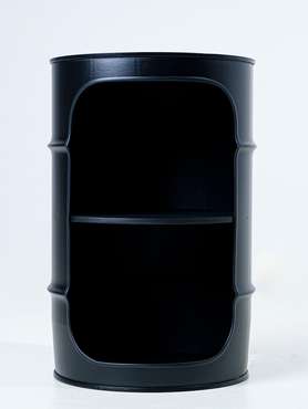 Тумба для хранения-бочка XE Black черного цвета