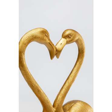 Статуэтка Flamingo золотого цвета