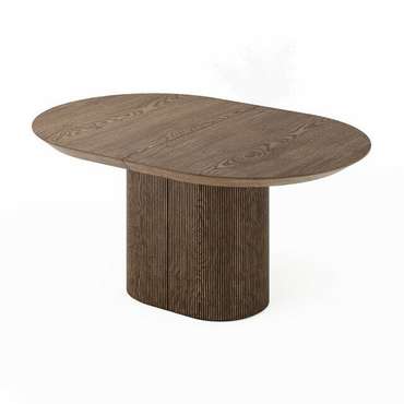 Раздвижной обеденный стол Гиртаб коричневого цвета