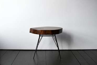 Кофейный стол Oak 19 черно-коричневого цвета