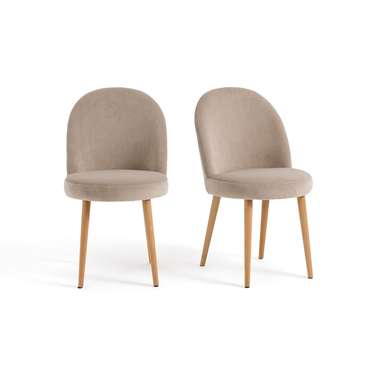 Комплект из двух стульев Ins бежевого цвета