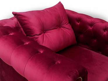 Подушка Chesterfield 60х60 красного цвета