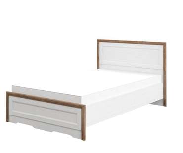 Кровать Кантри 120х200 белого цвета без подъемного механизма