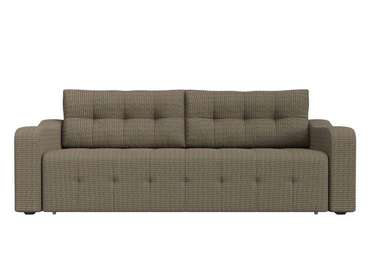 Прямой диван-кровать Лиссабон бежево-коричневого цвета