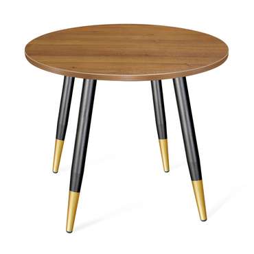 Обеденный стол круглый Francis коричневого цвета