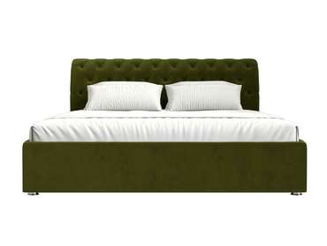 Кровать Сицилия 180х200 зеленого цвета с подъемным механизмом 