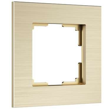 W0013511/ Рамка на 1 пост AluMax (шампань) W0013511 AluMax шампань