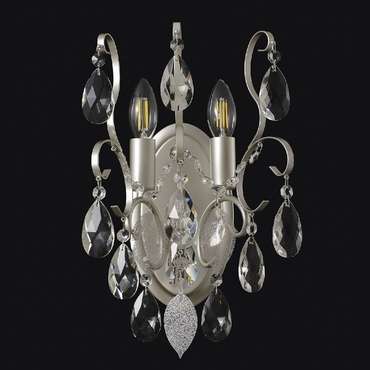 Бра ESMIRALDA AP2 SILVER (металл, цвет серебро)