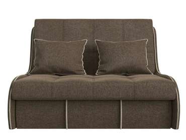 Прямой диван-кровать Риттэр коричневого цвета