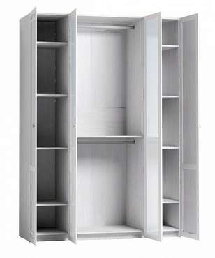 Шкаф для одежды Sherlock 60 серо-белого цвета