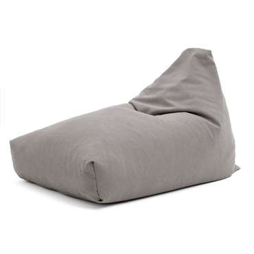 Кресло-мешок XL из натурального хлопка серого цвета