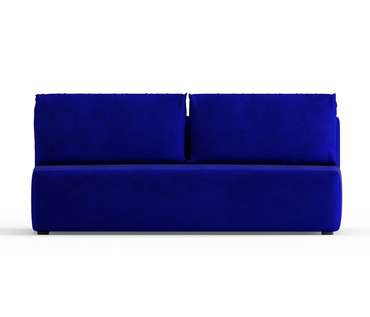 Диван-кровать из велюра Daimond синего цвета