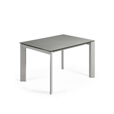 Раздвижной обеденный стол Atta 120 серого цвета