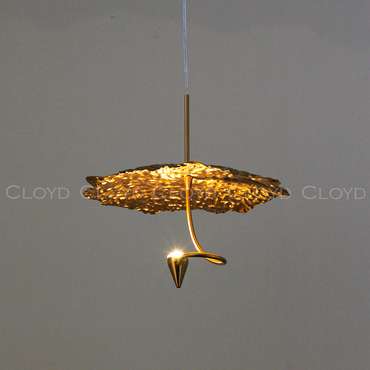 Подвесной светильник Cloyd KIRIBATI P1 / ?20 см - латунь