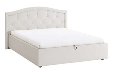 Кровать Верона 140х200 белого цвета с подъемным механизмом