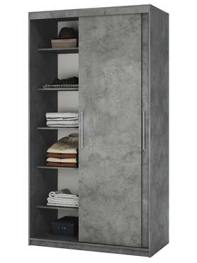 Шкаф-купе Эконом 100 серого цвета