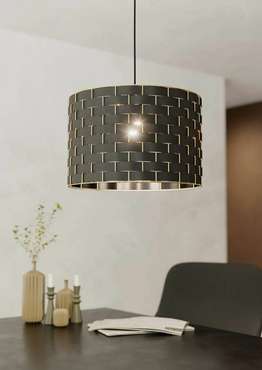 Подвесной светильник Marasales 99524 (ткань, цвет черный)