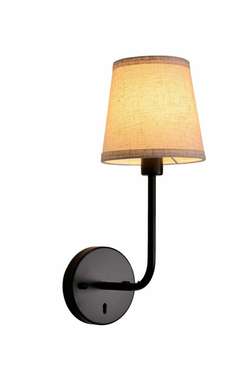 Настенный светильник Dolce черно-бежевого цвета 