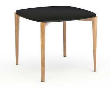 Стол обеденный Smooth Compact черно-коричневого цвета