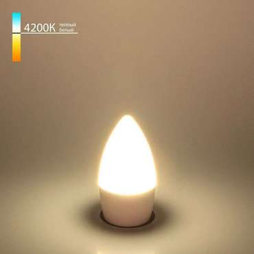 Светодиодная лампа C37 6W 4200K E27 BLE2737 формы свечи