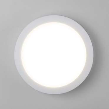 Пылевлагозащищенный светодиодный светильник Circle белого цвета