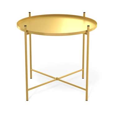Сервировочный стол Арнис золотого цвета