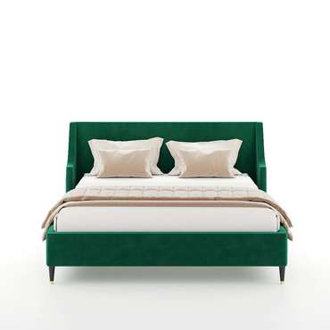 Кровать Kelly 180х200 темно-зеленого цвета