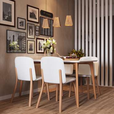 Подвесной светильник Син 3 из массива палисандры