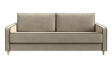 Прямой диван-кровать Варшава бежевого цвета