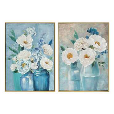 Полотно 60 x 3,5 x 80 cm Кувшин Shabby Chic (2 штук)