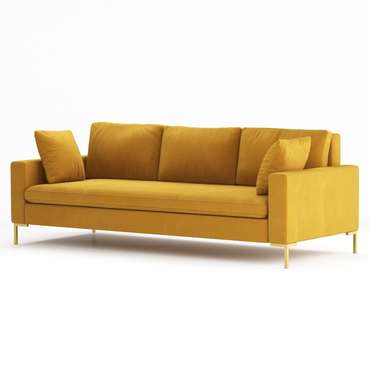 Диван-кровать Kona желтого цвета