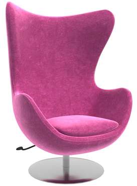 Кресло Egg темно-розового цвета