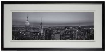 Постер с паспарту в раме "Manhattan at Sunset"  