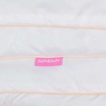 Одеяло ШЁЛК 200 гр.'Soft&Soft' евро, в микрофибре с тиснением, 100% полиэстер