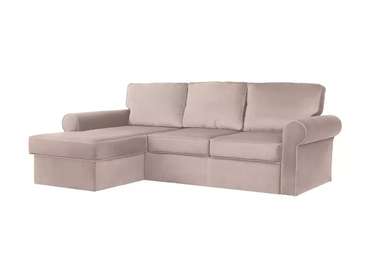 Угловой диван-кровать Murom серо-бежевого цвета