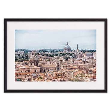 Постер в рамке Панорама Рима 21х30 см