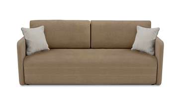 Прямой диван-кровать Гордон Лайт коричневого цвета
