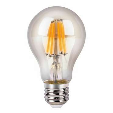 Филаментная светодиодная лампа А60 8W 3300K E27 тонированная BLE2705 Classic F