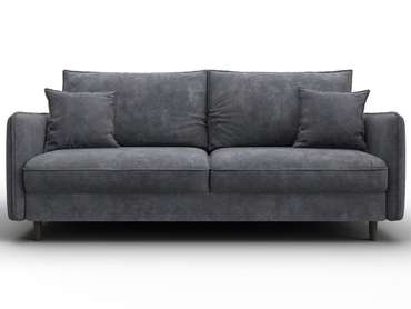 Диван-кровать Лига-064 темно-серого цвета