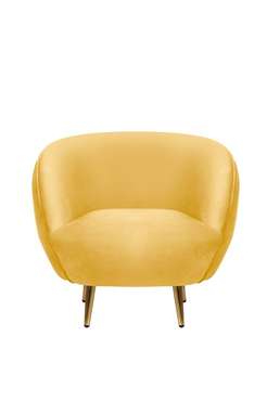 Кресло Small Benee желтого цвета