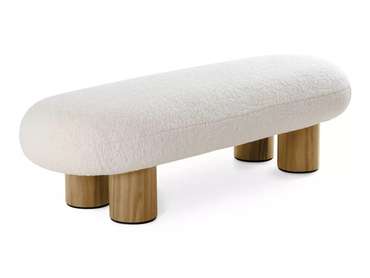 Банкетка Liora светло-бежевого цвета