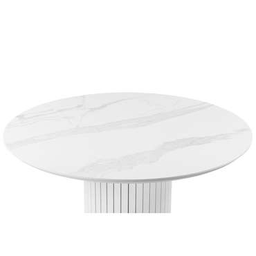 Обеденный стол Гравент 110 белого цвета