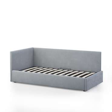 Кровать Меркурий-2 90х200 серого цвета с подъемным механизмом