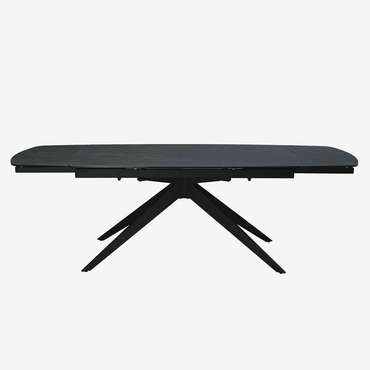 Раздвижной обеденный стол Маттерхорн темно-серого цвета