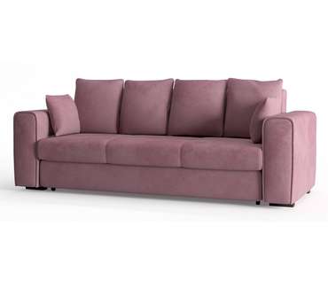 Диван-кровать Рошфор в обивке из велюра розового цвета