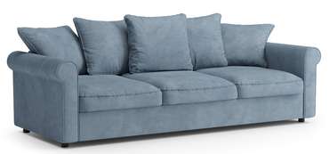 Диван Верона L голубого цвета