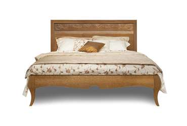 Кровать Соната 160x200 коричневого цвета