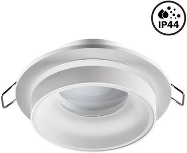 Встраиваемый светильник круглый светодиодный IP44 Novotech Water 370781