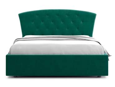 Кровать Premo 160х200 темно-зеленого цвета с подъемным механизмом 