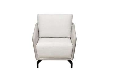 Кресло Santiago серо-белого цвета
